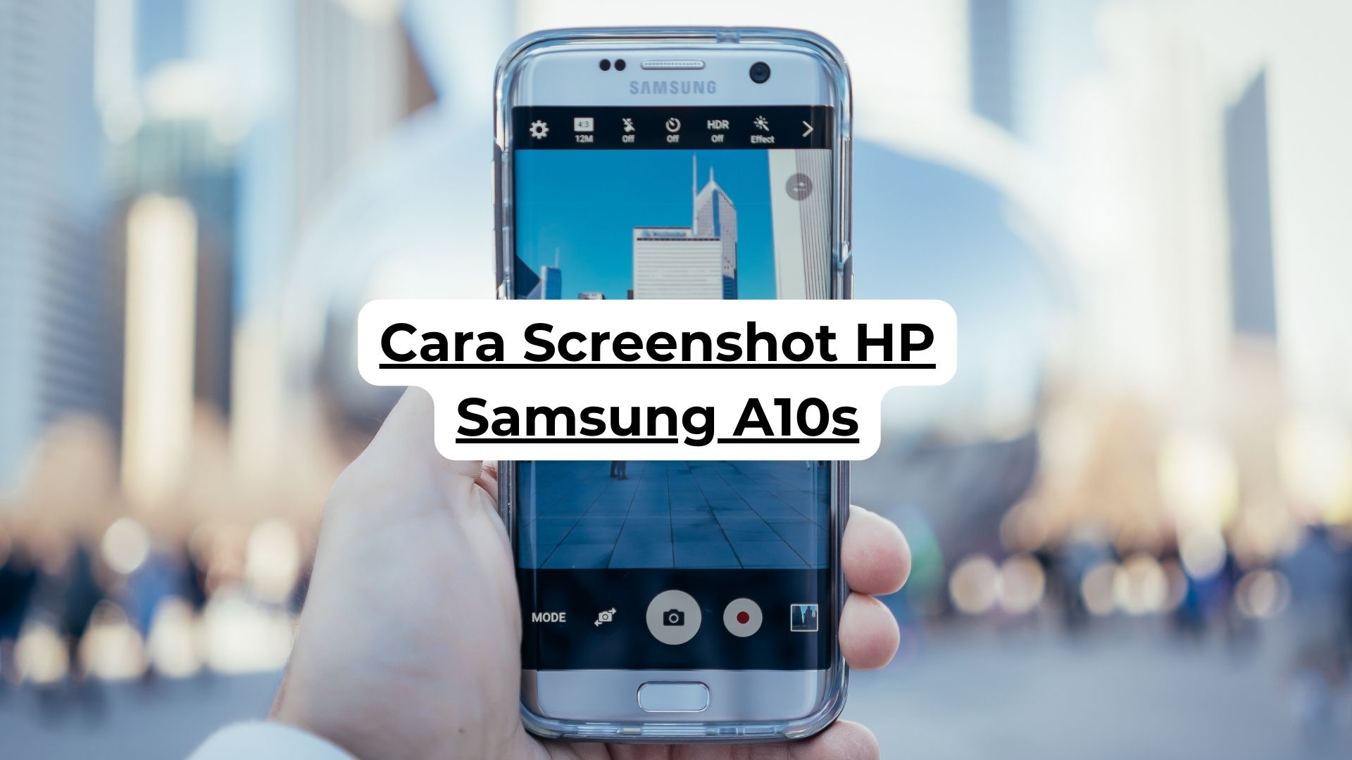 Cara Screenshot HP Samsung A10s
