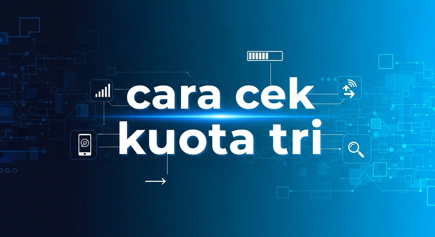 cara cek kuota tri