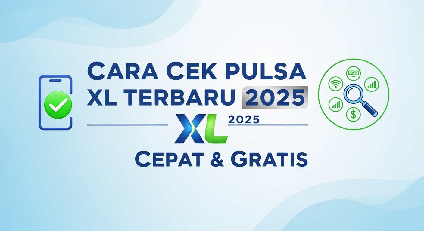 Cara Cek Pulsa XL Terbaru 2025, Cepat & Gratis