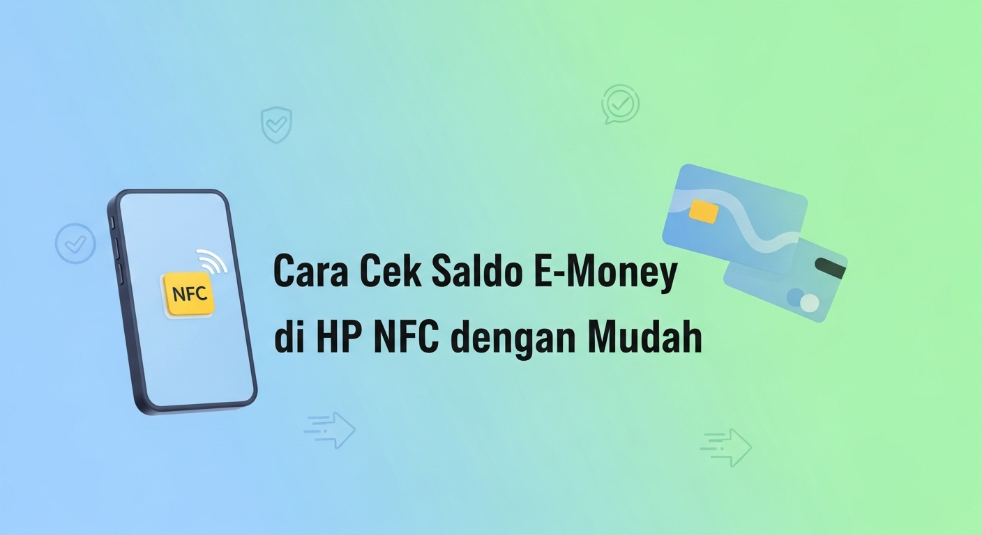 Cara Cek Saldo E-Money di HP NFC dengan Mudah