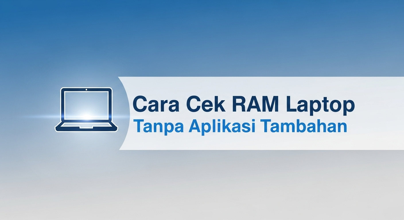 Cara Cek RAM Laptop Tanpa Aplikasi Tambahan