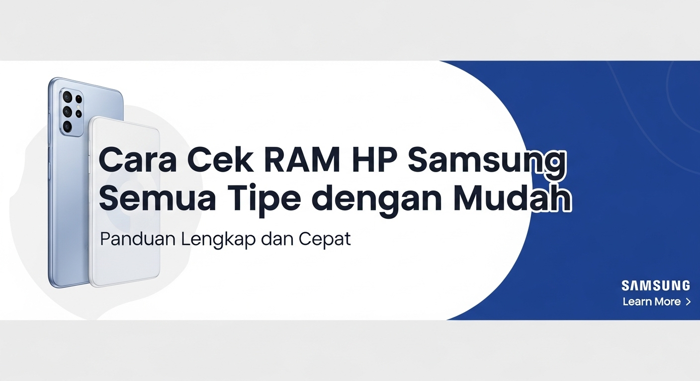 Cara Cek RAM HP Samsung Semua Tipe dengan Mudah