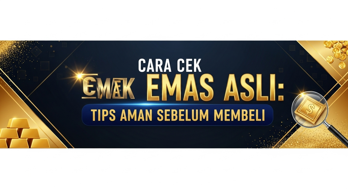 Cara Cek Emas Asli: Tips Aman Sebelum Membeli