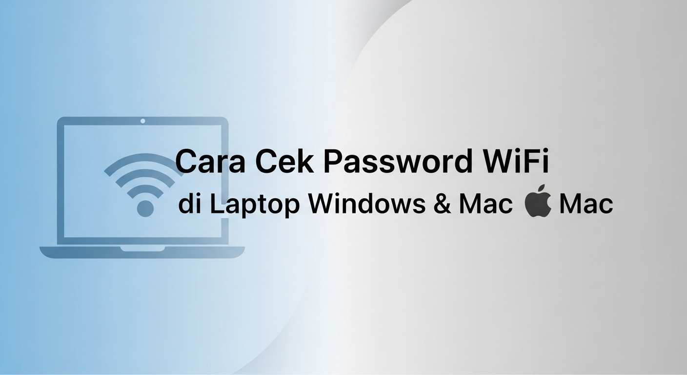 Cara Cek Password WiFi di Laptop Windows & Mac
