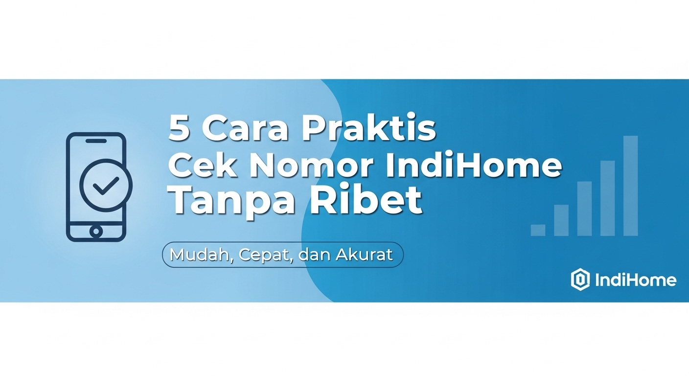 5 Cara Praktis Cek Nomor IndiHome Tanpa Ribet