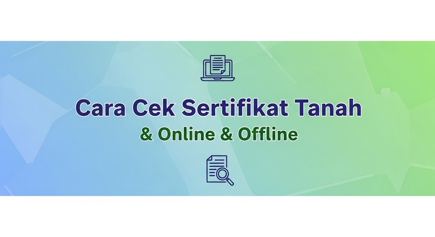 Cara Cek Sertifikat Tanah Online & Offline