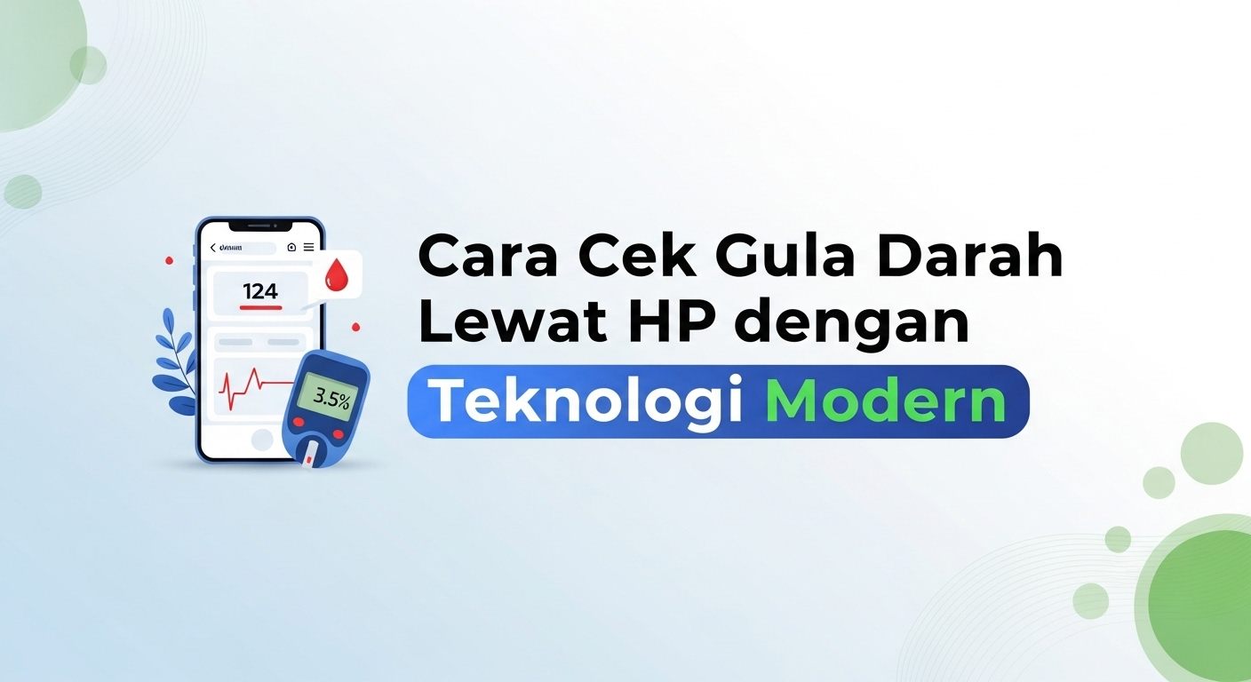 Cara Cek Gula Darah Lewat HP dengan Teknologi Modern