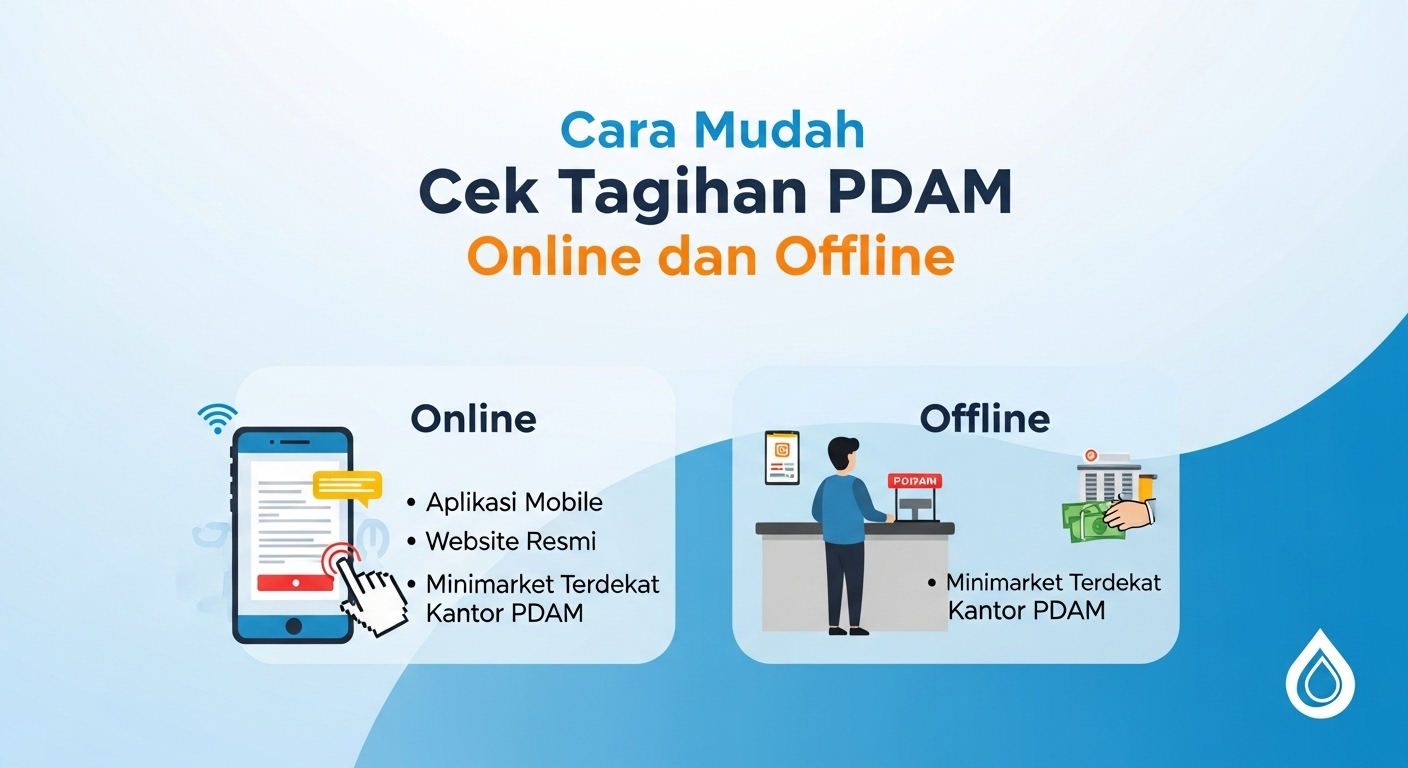 Cara Mudah Cek Tagihan PDAM Online dan Offline
