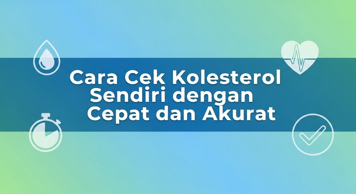 Cara Cek Kolesterol Sendiri dengan Cepat dan Akurat