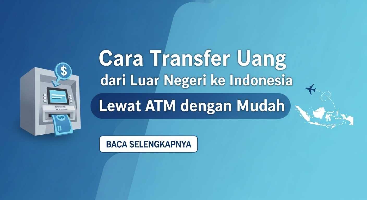 Cara Transfer Uang dari Luar Negeri ke Indonesia Lewat ATM dengan Mudah