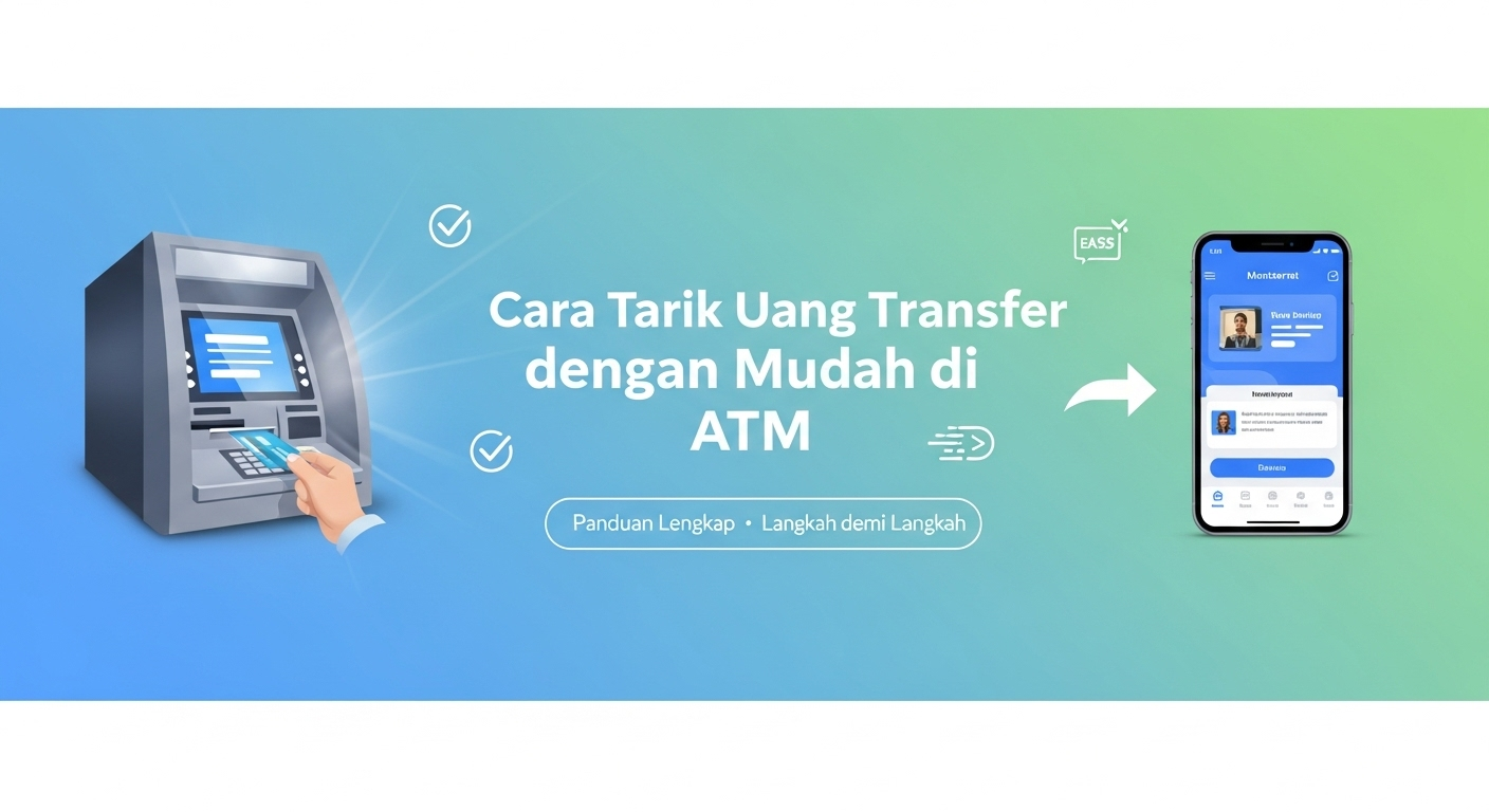 Cara Tarik Uang Transfer dengan Mudah di ATM