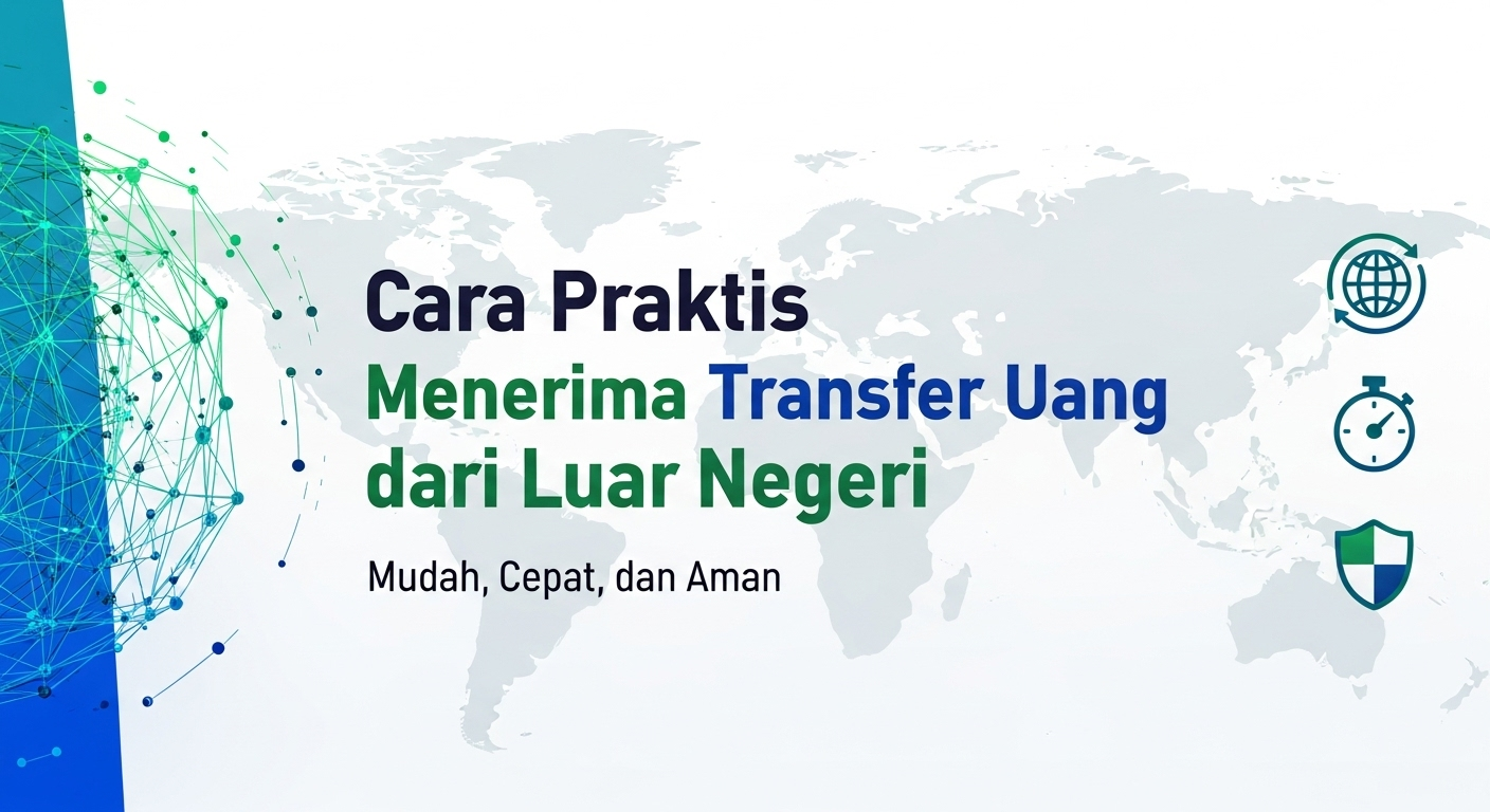 Cara Praktis Menerima Transfer Uang dari Luar Negeri