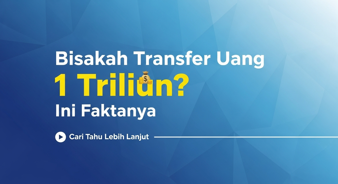Bisakah Transfer Uang 1 Triliun? Ini Faktanya