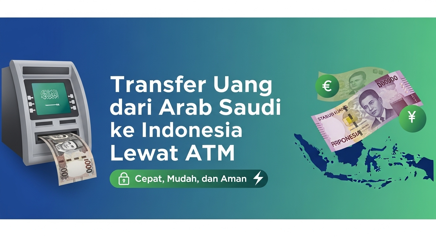 Transfer Uang dari Arab Saudi ke Indonesia Lewat ATM