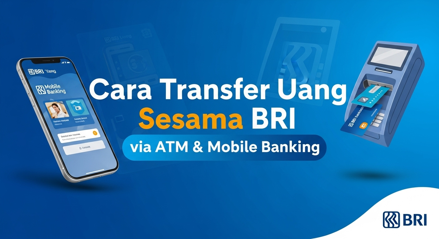 Cara Transfer Uang Sesama BRI via ATM & Mobile Banking