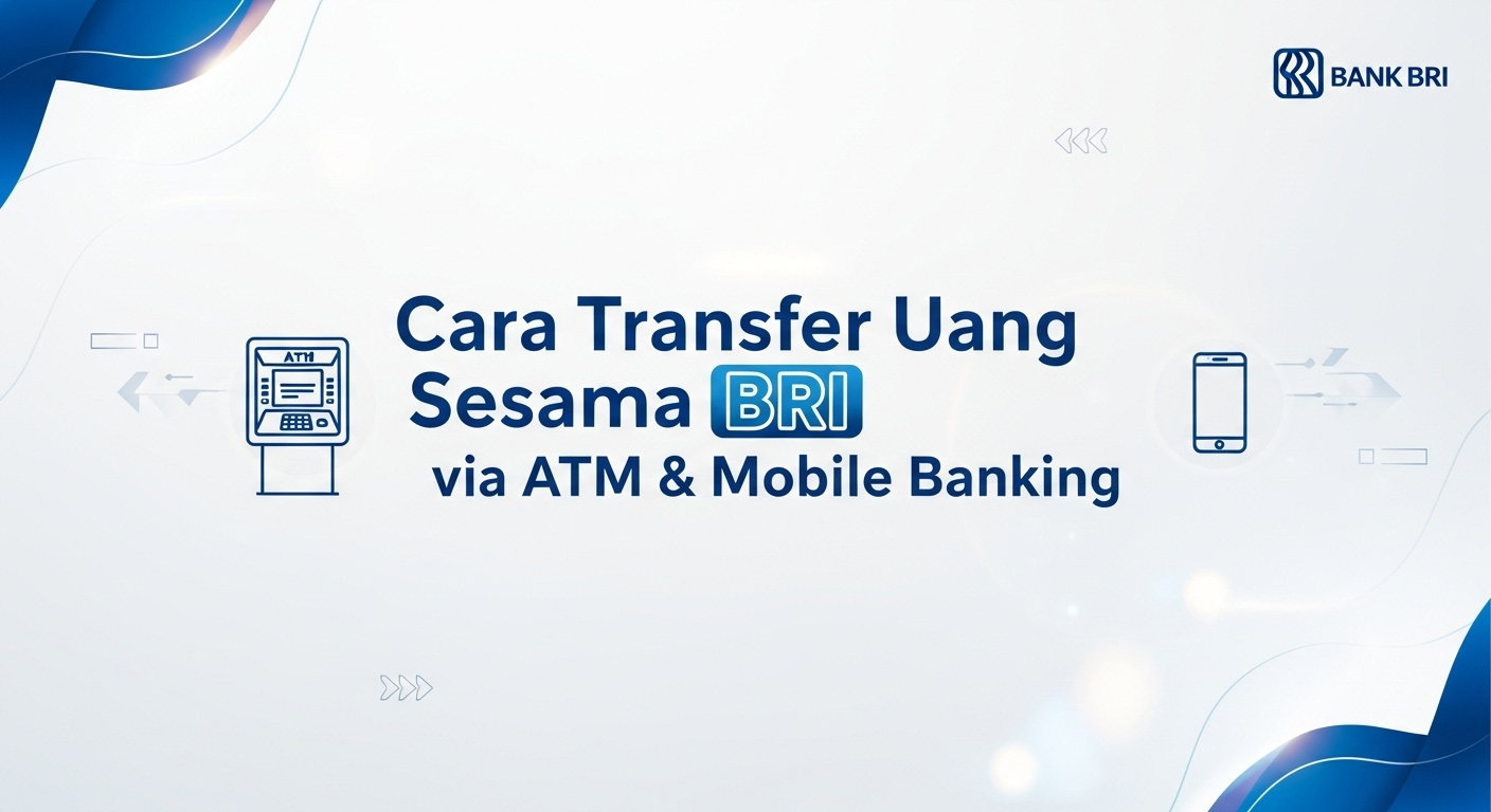 Cara Transfer Uang Sesama BRI via ATM & Mobile Banking