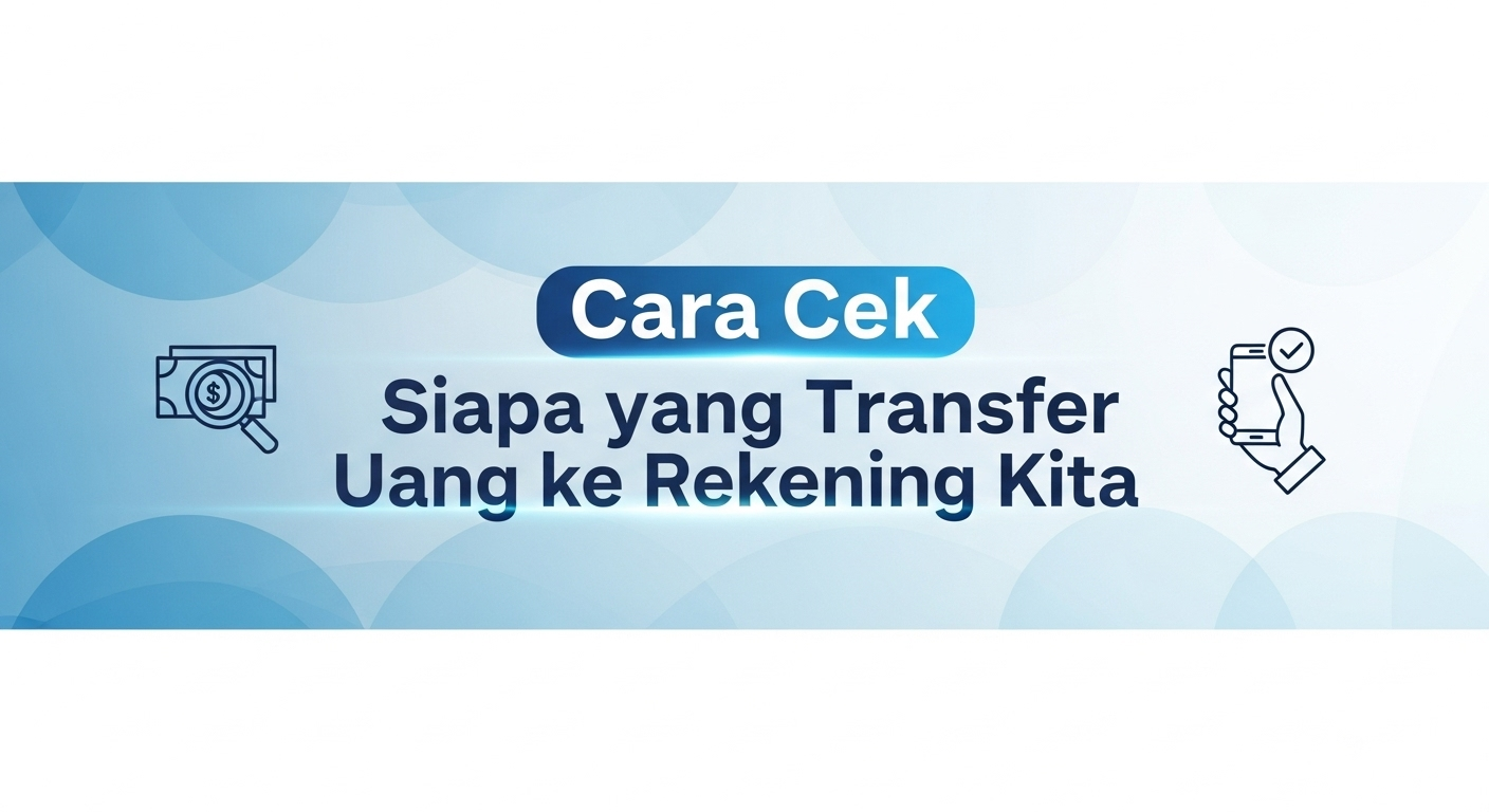 Cara Cek Siapa yang Transfer Uang ke Rekening Kita