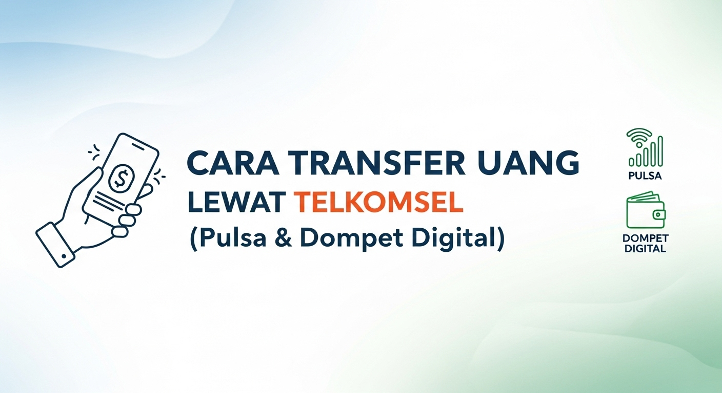 Cara Transfer Uang Lewat Telkomsel (Pulsa & Dompet Digital)