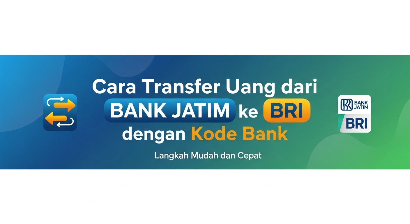 Cara Transfer Uang dari Bank Jatim ke BRI dengan Kode Bank
