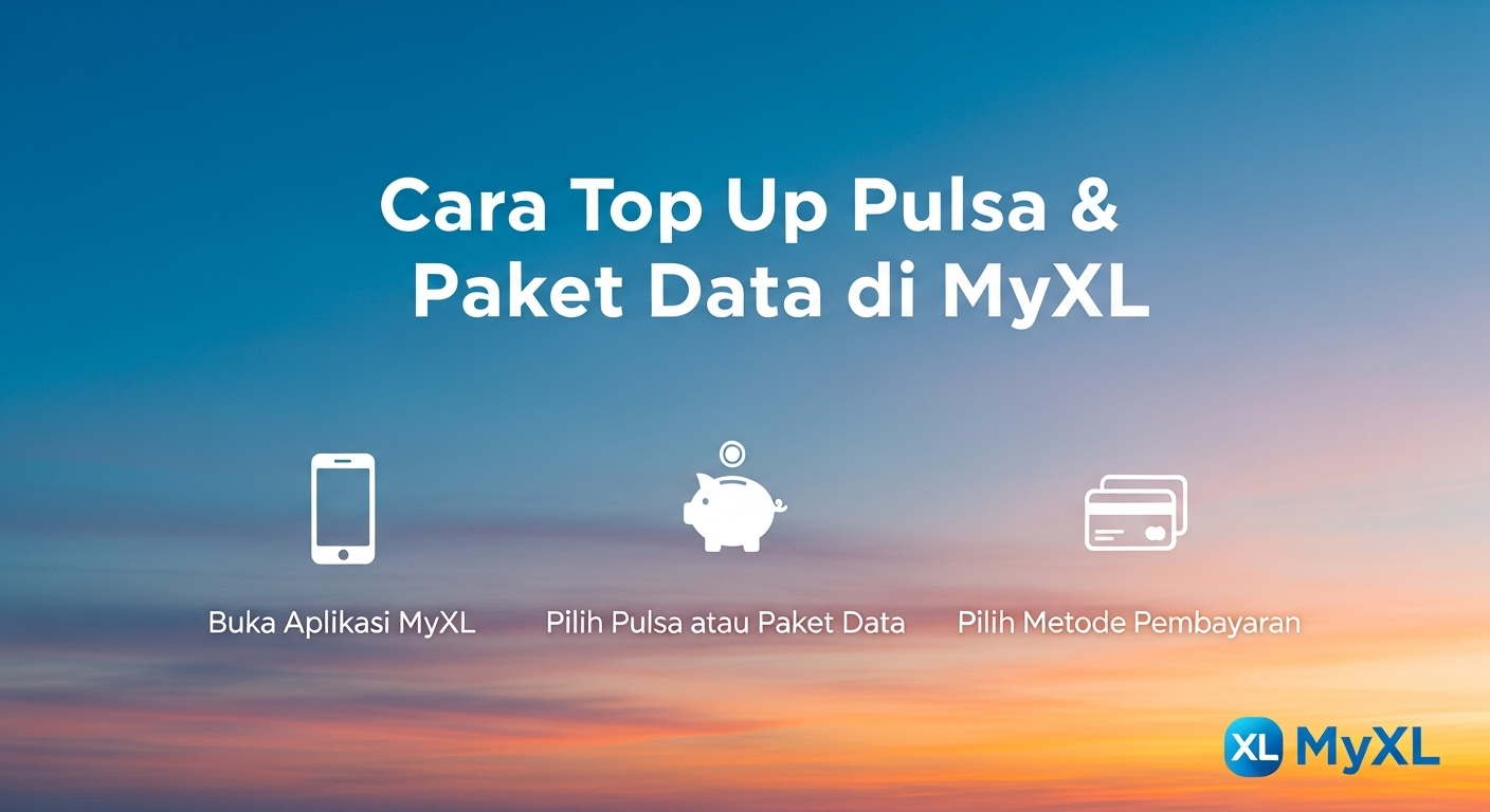 Cara Top Up Pulsa & Paket Data di MyXL