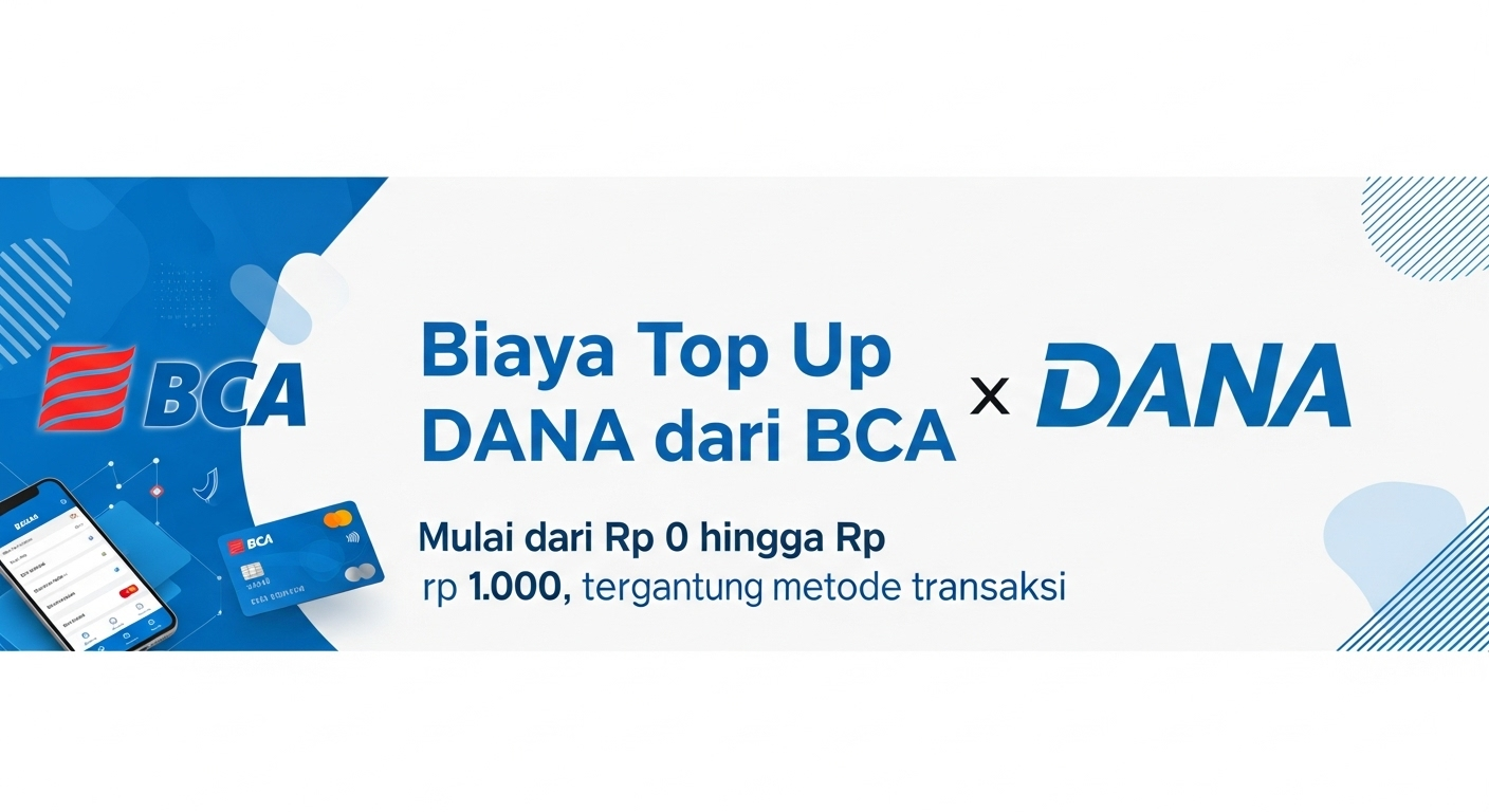 Biaya Top Up DANA dari BCA
