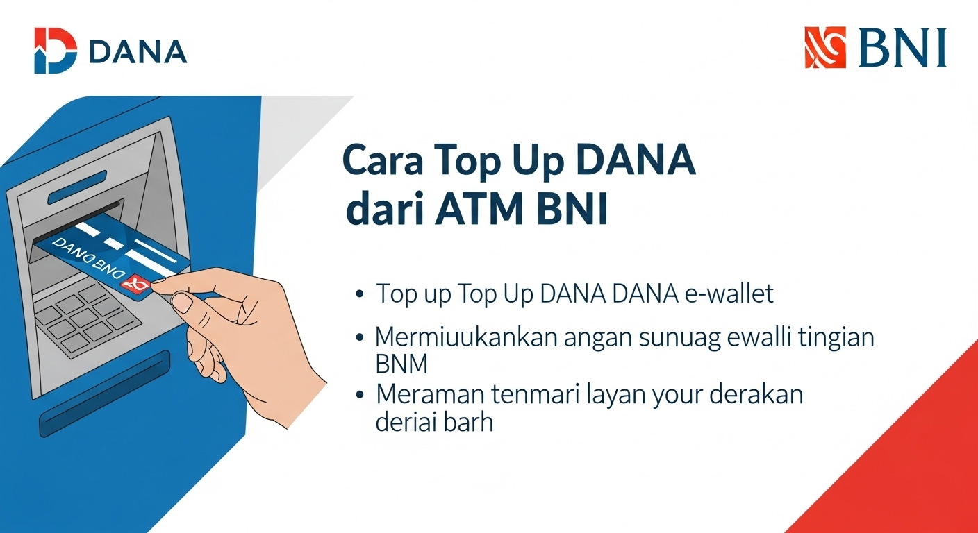 Cara Top Up DANA dari ATM BNI