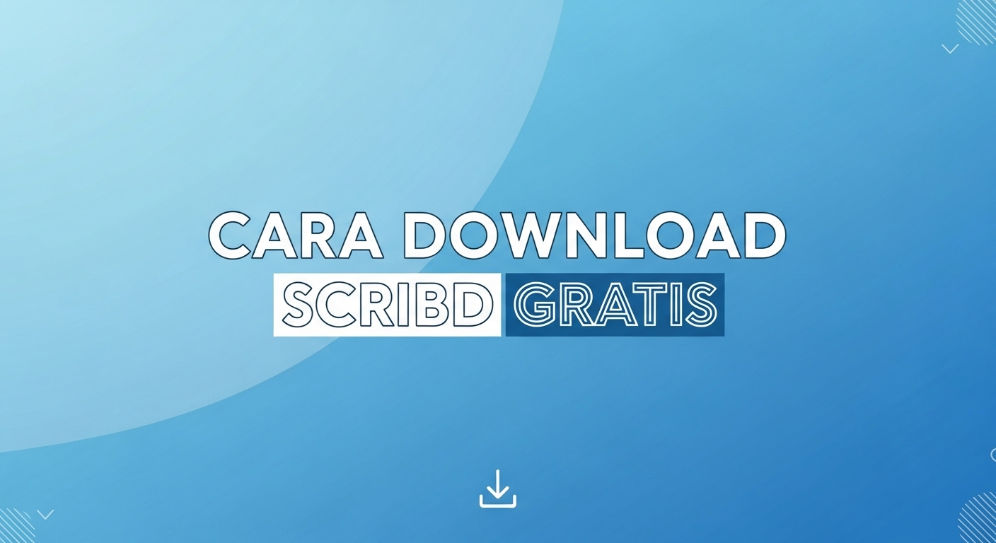 Cara Download Scribd Gratis
