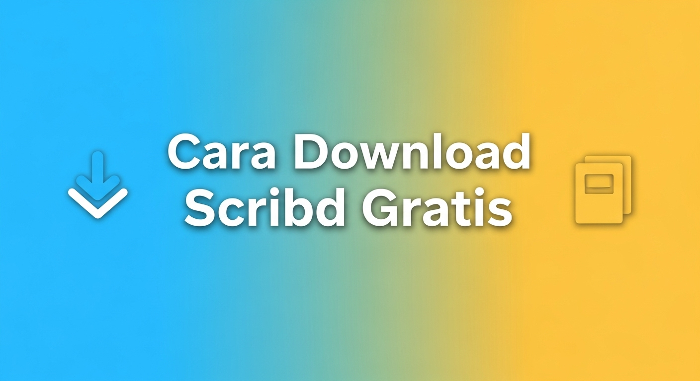 Cara Download Scribd Gratis