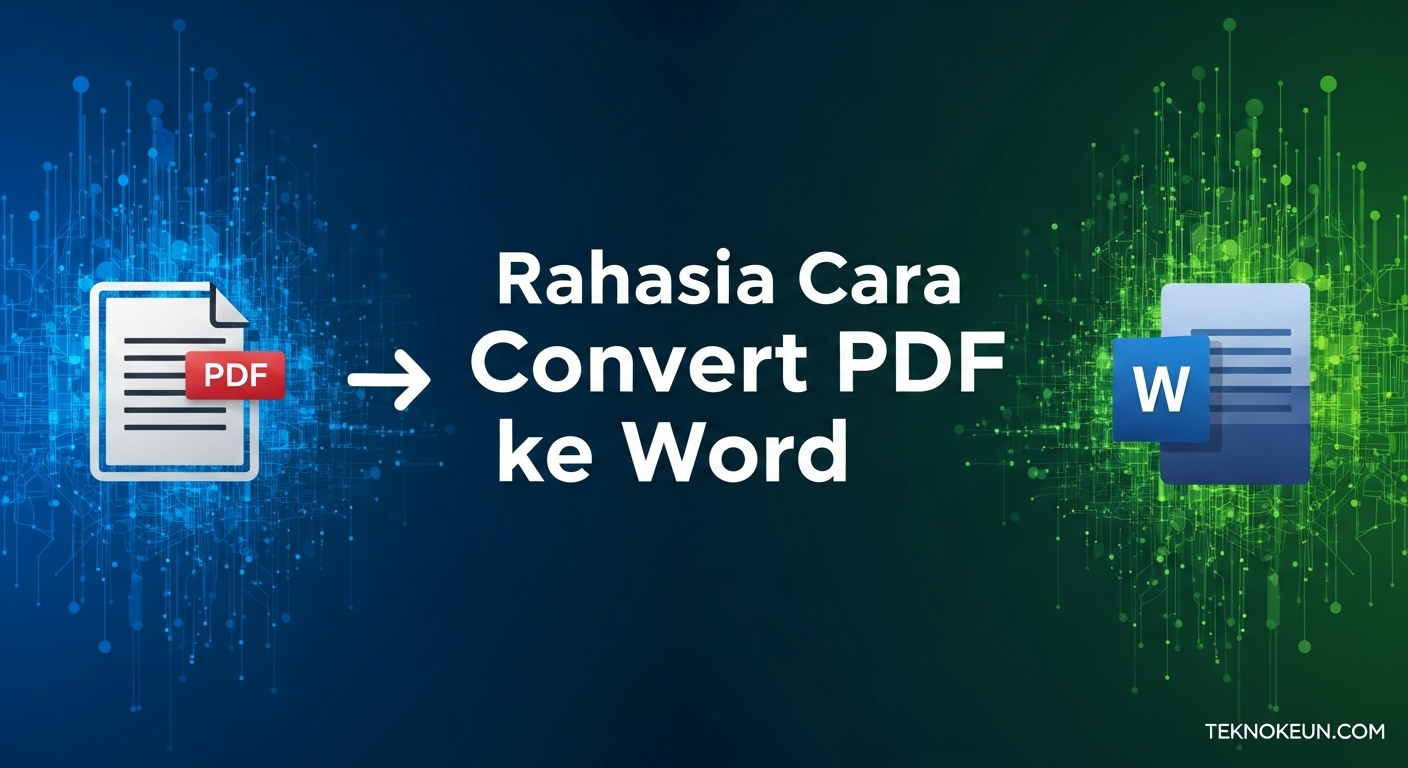 Cara Convert PDF ke Word