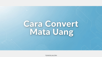 Cara Convert Mata Uang Otomatis