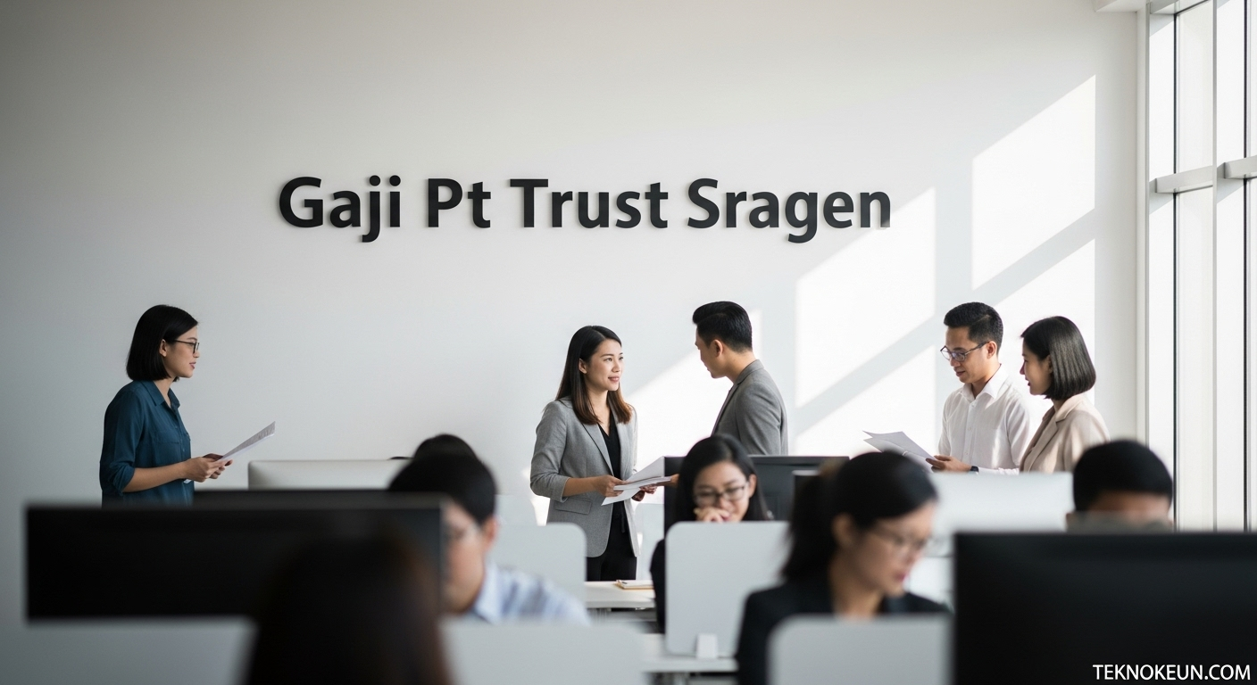 Gaji Pt Trust Sragen
