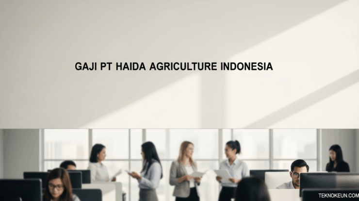 Gaji PT Haida Agriculture Indonesia