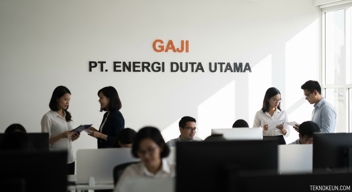 Gaji PT Energi Duta Utama