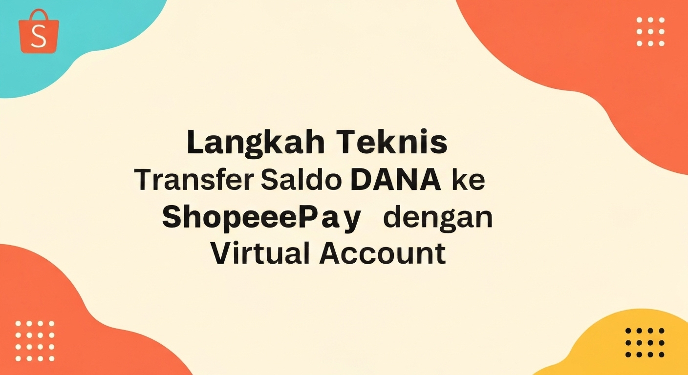 Langkah Teknis Transfer Saldo DANA ke ShopeePay dengan Virtual Account