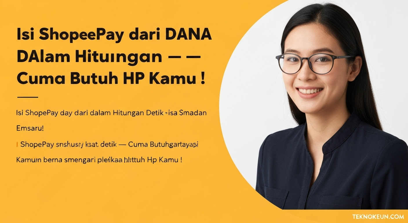 Isi ShopeePay dari DANA dalam Hitungan Detik — Cuma Butuh HP Kamu!