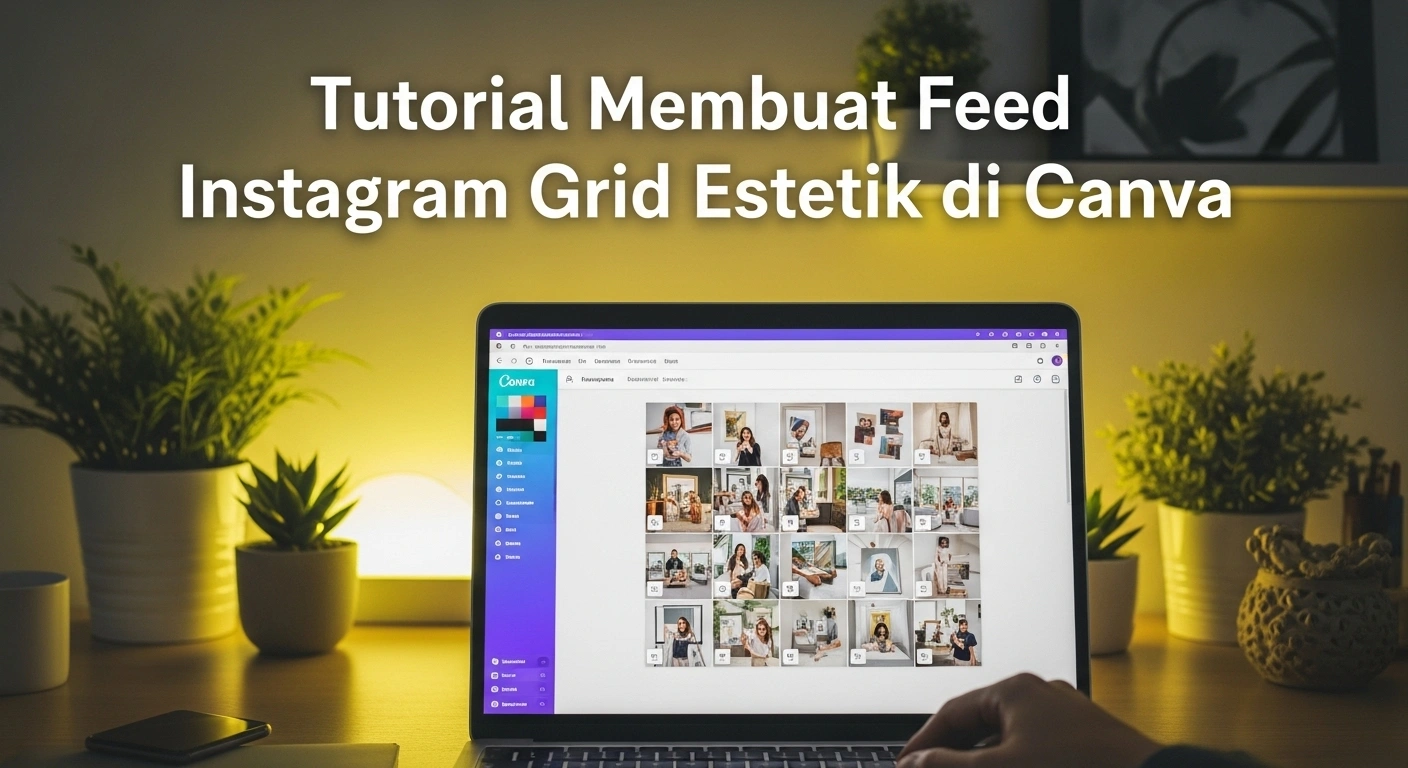 Tutorial Membuat Feed Instagram Grid Estetik di Canva