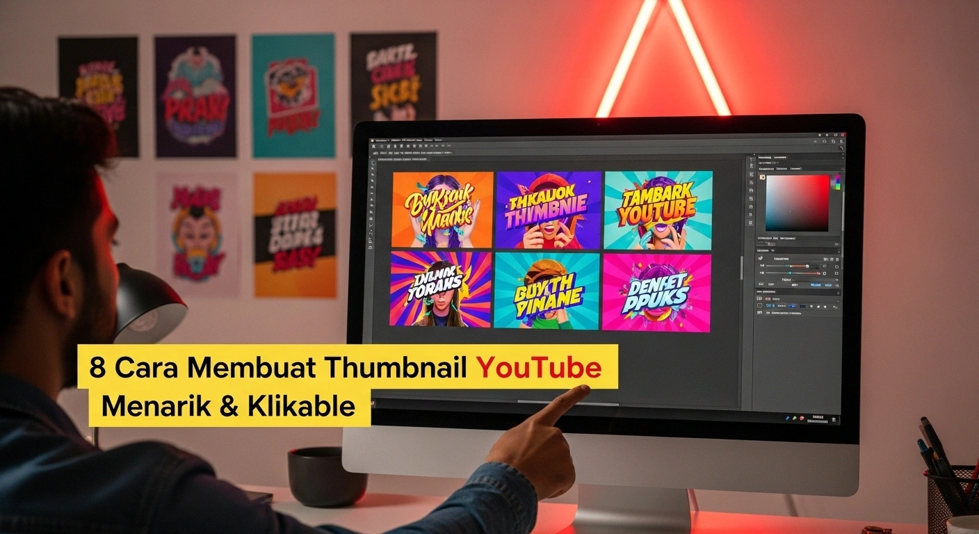 Cara Membuat Thumbnail YouTube Menarik & Klikable