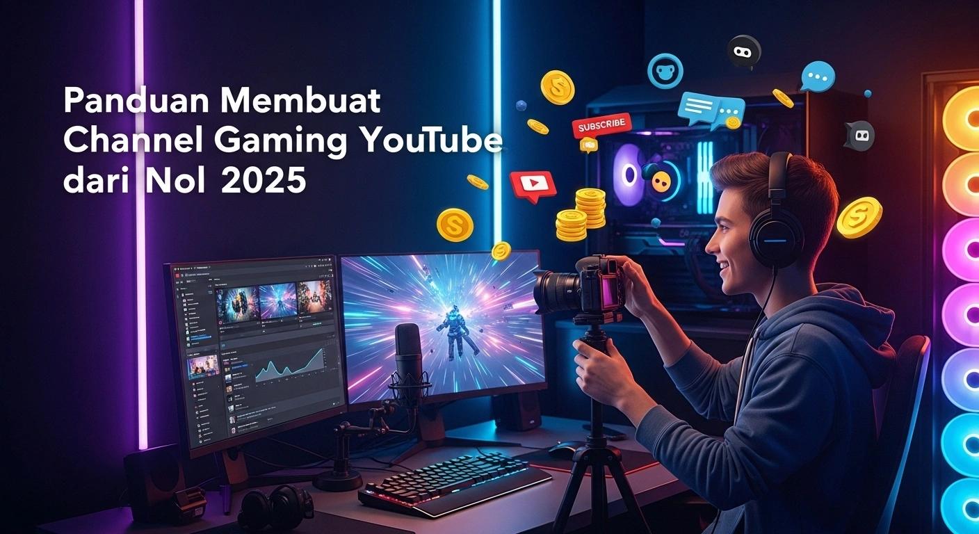 Panduan Membuat Channel Gaming YouTube dari Nol 2025