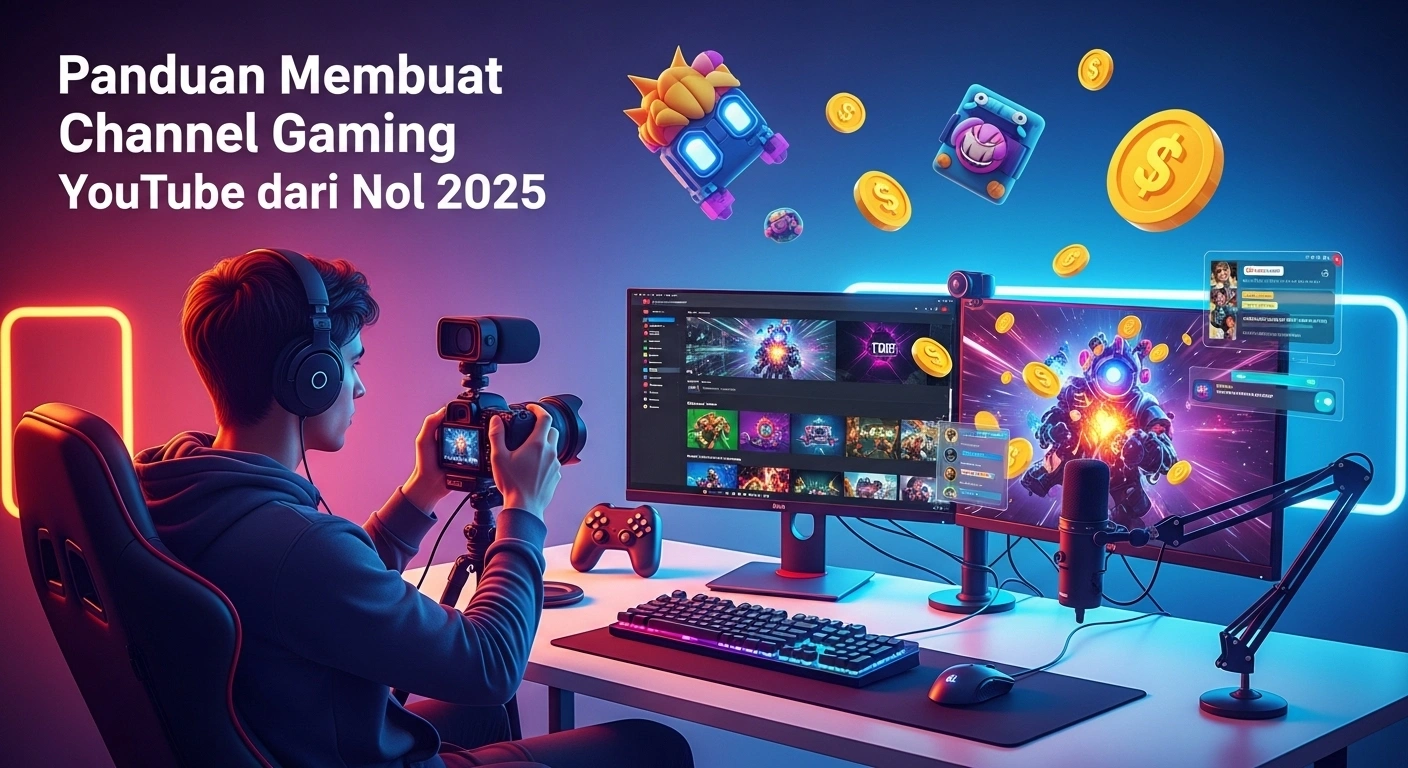 Panduan Membuat Channel Gaming YouTube dari Nol 2025