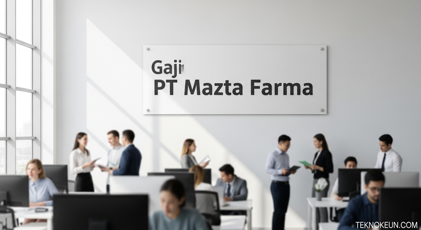Gaji PT Mazta Farma