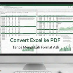 Convert Excel ke PDF Tanpa Mengubah Format