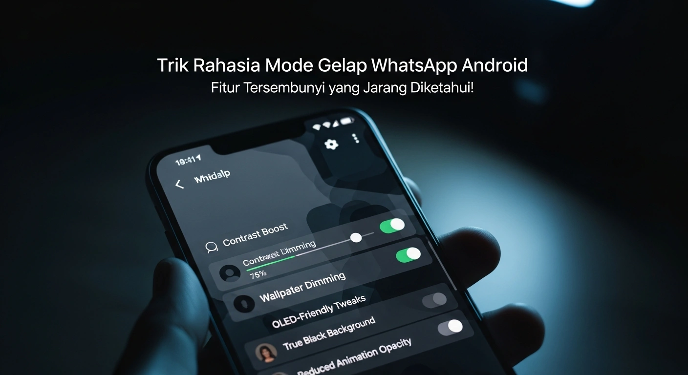 Trik Rahasia Mode Gelap WhatsApp