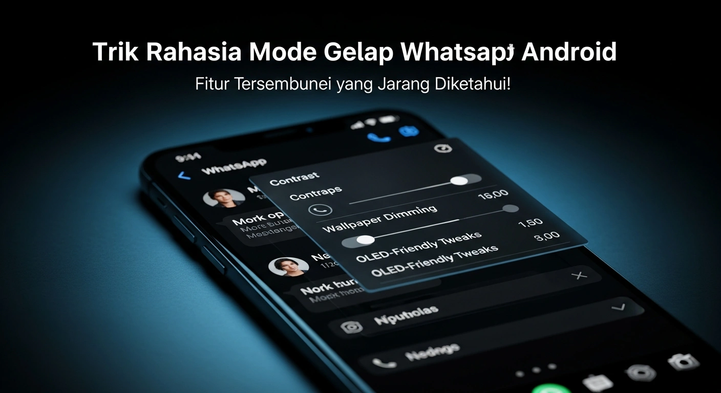 Trik Rahasia Mode Gelap WhatsApp