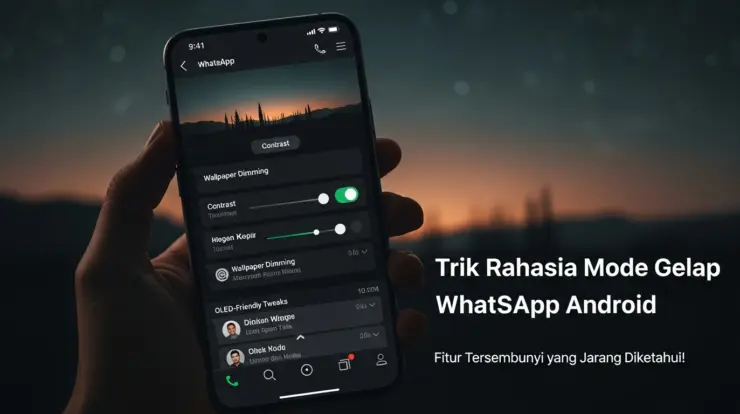 Trik Rahasia Mode Gelap WhatsApp