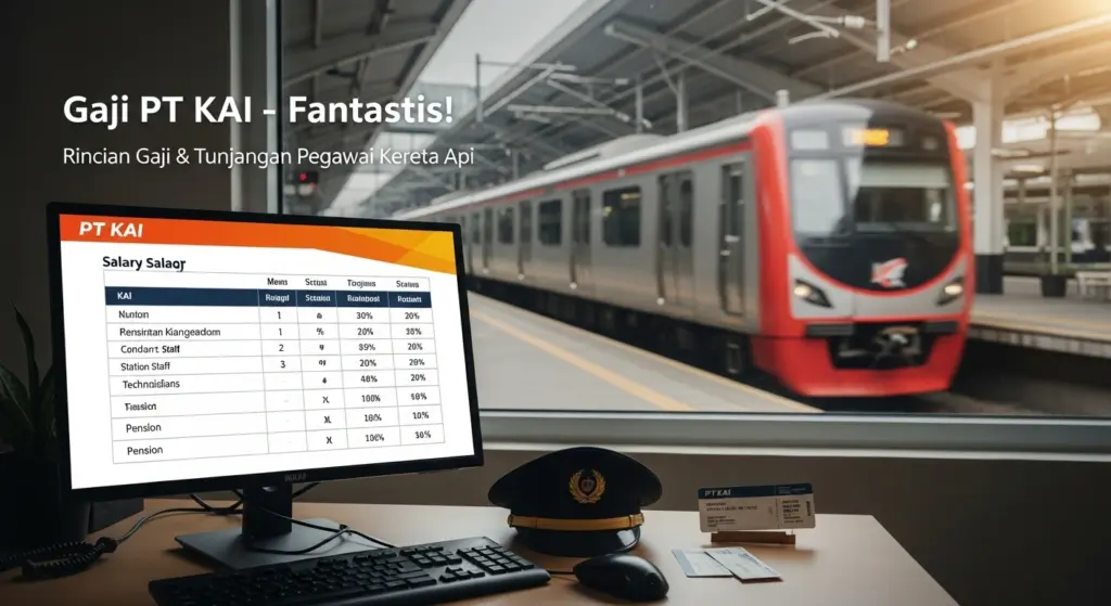 Gaji PT KAI – Fantastis! Ini Rincian Gaji & Tunjangan Pegawai Kereta Api yang Jarang Dibahas
