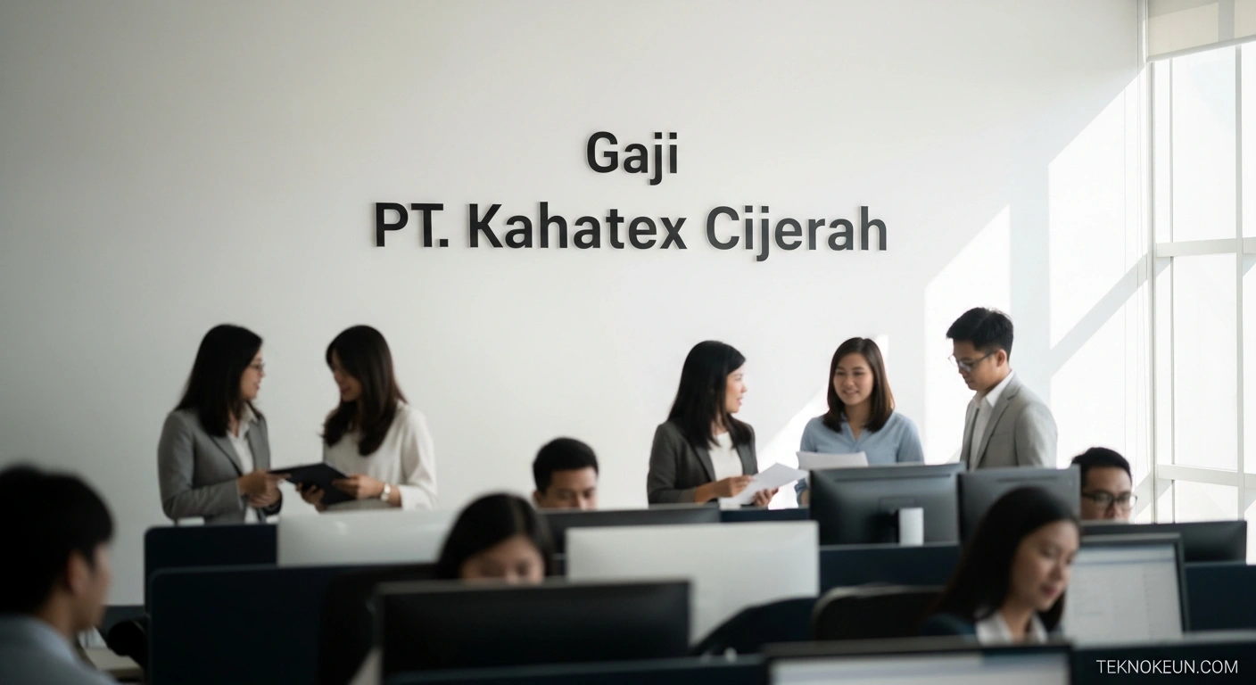 Gaji PT Kahatex Cijerah