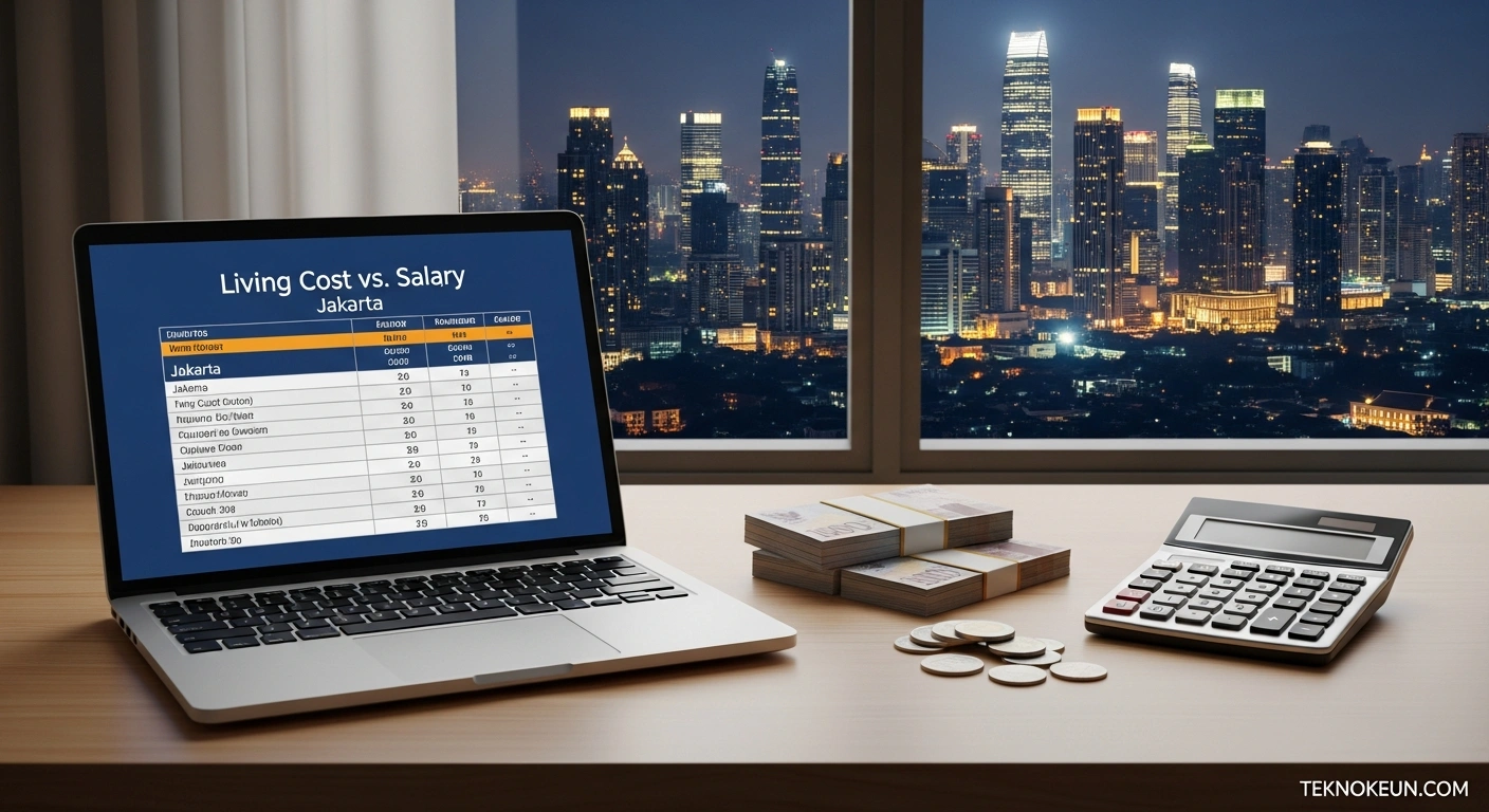 Biaya Hidup Ideal Dibanding Gaji UMR Jakarta