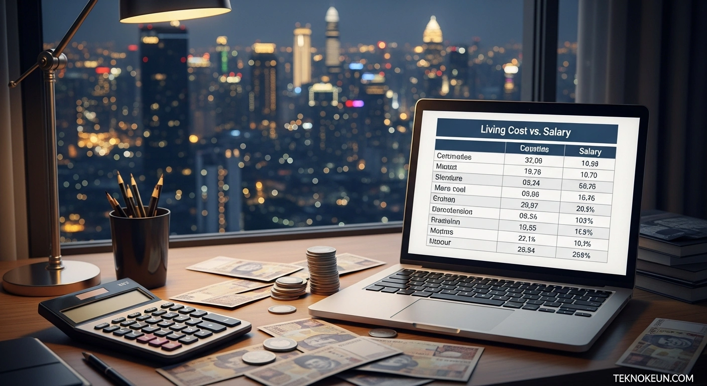 Biaya Hidup Ideal Dibanding Gaji UMR Jakarta