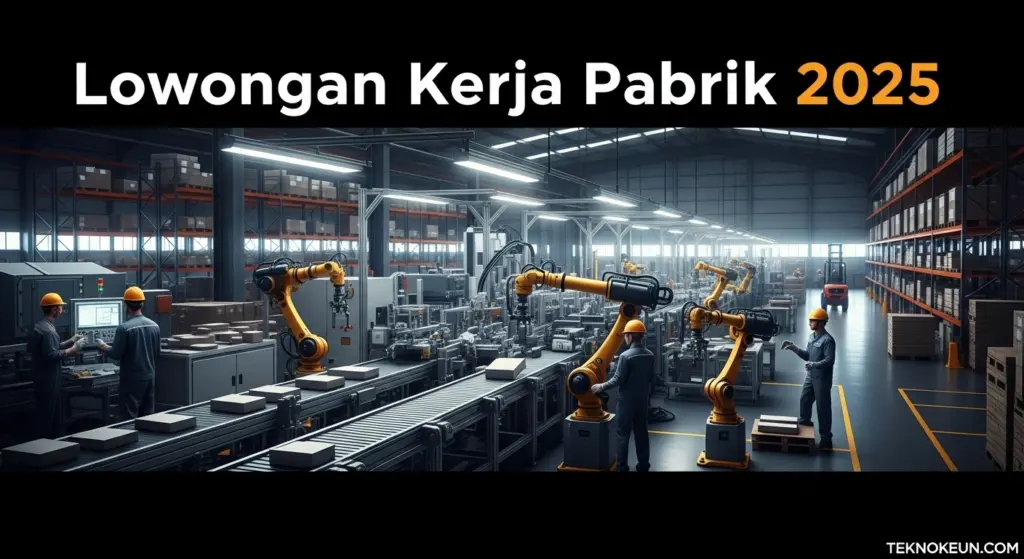 Lowongan Kerja Pabrik 2025: Apa Saja Posisi yang Paling Banyak Dicari?