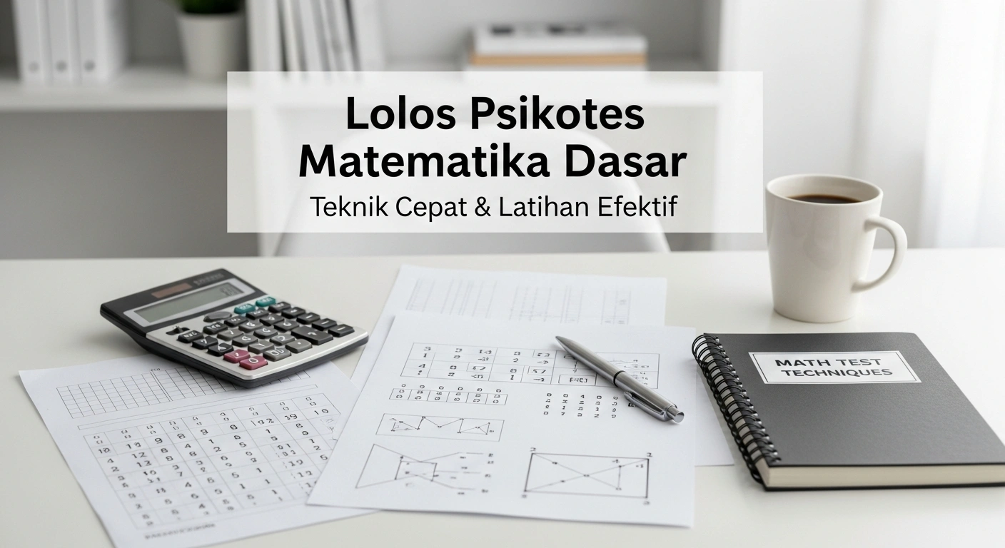 Cara Lolos Psikotes Matematika Dasar